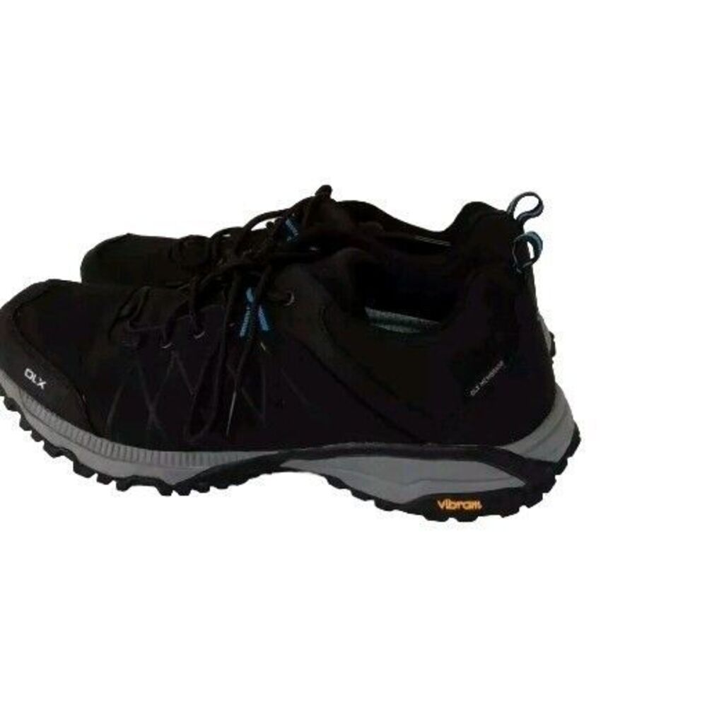 DLX Vibram Trail Running Shoes Waterproof Hiking Sneakers Black‎